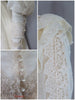 70s/80s Cream Lace Boho dress - details