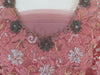40s pink lace gown - embellishment