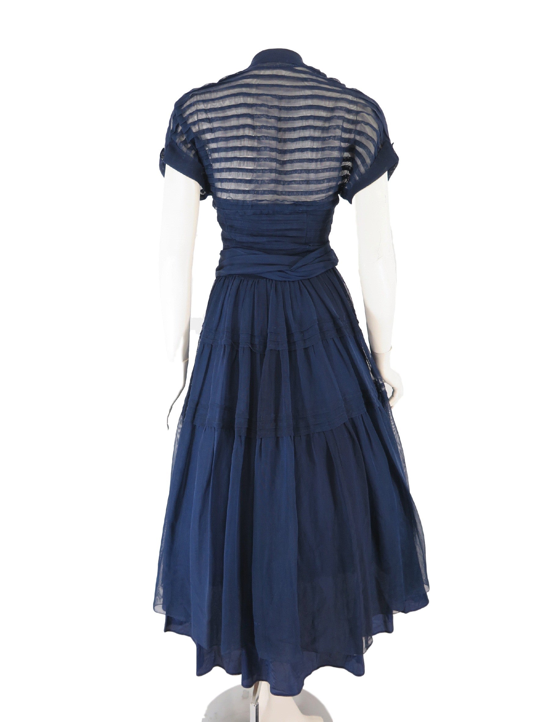 40s/50s Navy Blue Party Dress Better Dresses Vintage 40s/50s Navy Blue Party Dress Better Dresses Vintage