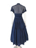 40s/50s Navy Blue Dress - back view