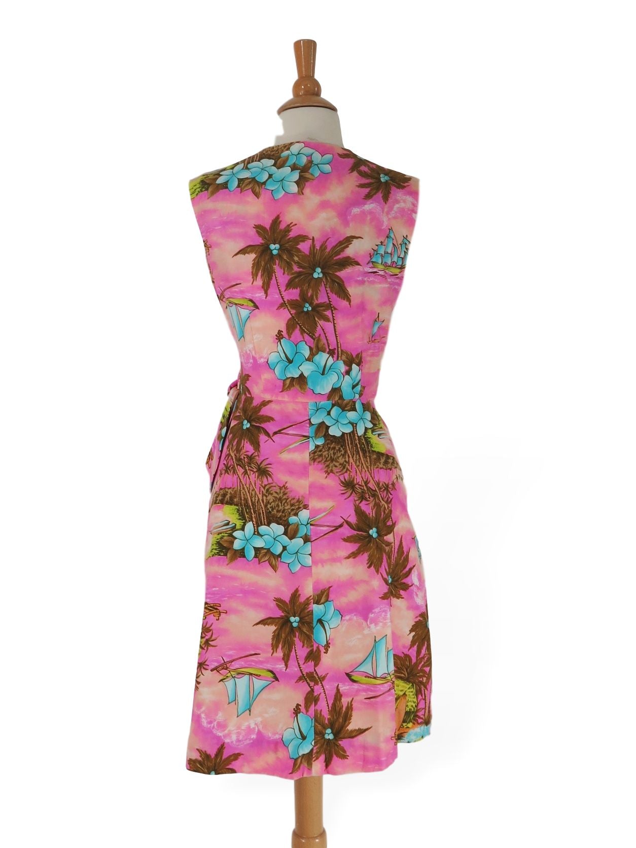 60s/70s Hawaiian Sarong Wrap Dress – Better Dresses Vintage