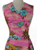 close view - 60s/70s Hawaiian Sarong Dress
