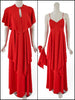 70s Disco Dress With and Without Capelet