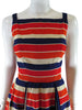 50s Dress With Bold Stripes