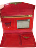 60s Red Leather Wallet With Watch -interior