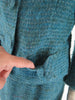 60s Teal Tweed Suit - real pockets