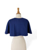 60s Capelet in Blue Crepe