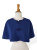 Vintage Blue Capelet With Frog Closures