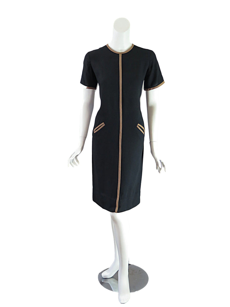 50s/60s Shift Dress - full front view