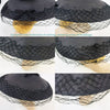 40s/50s Navy New Look Cartwheel Hat - netting