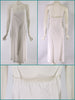 30s/40s Cream Organdy Dress slip