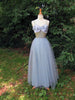 40s Light Blue Ball Gown and Shrug - dress alone