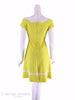 60s Yellow Dress - sm, med