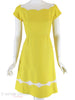 60s Yellow Dress
