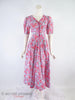 80s Laura Ashley Floral Dress - no crinoline