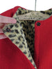 40s Kid's Red Cape - snap detail