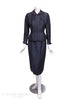 50s Navy Blue Skirt Suit