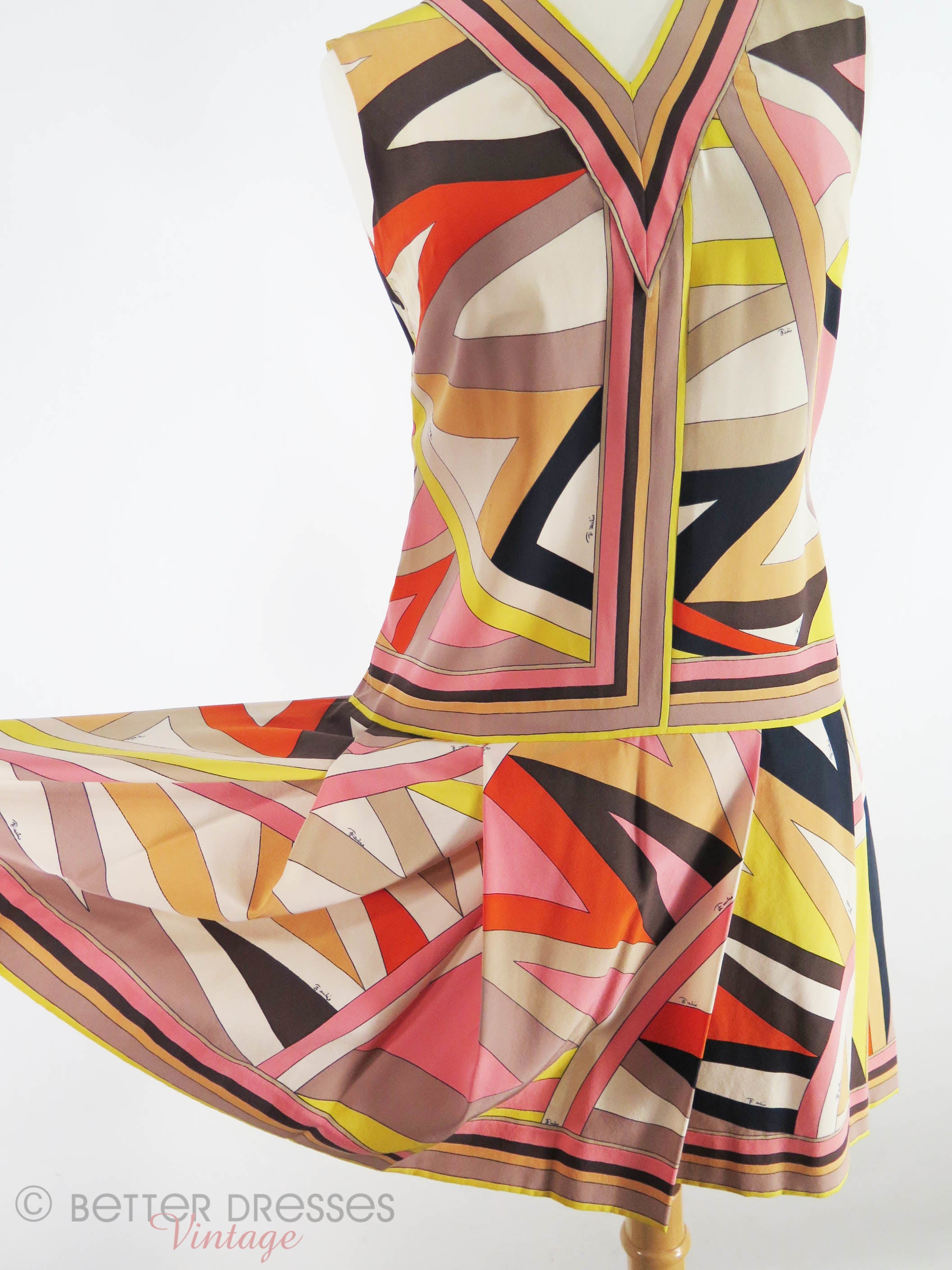 60s Emilio Pucci Dress Signed Better Dresses Vintage 60s Emilio Pucci Dress Signed Better Dresses Vintage