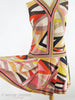 Skirt of Emilio Pucci 1960s dress held out
