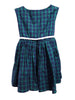 1950s Girl's dress in cotton plaid with matching jacket