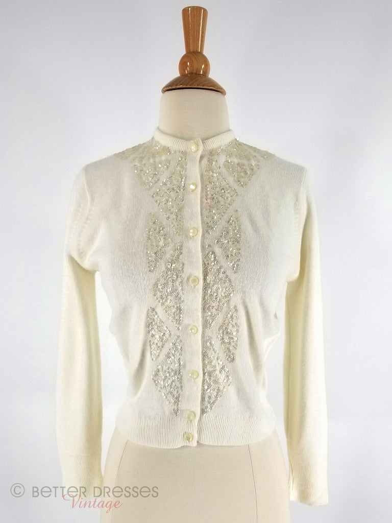 Vintage embellished cardigan.