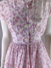 Detail of 40s or 50s vintage silk dress