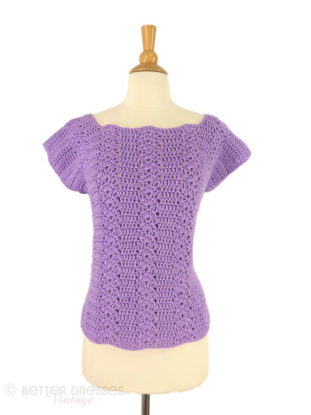 60s Crochet Blouse