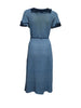 70s does 30s day dress - back view showing color shift