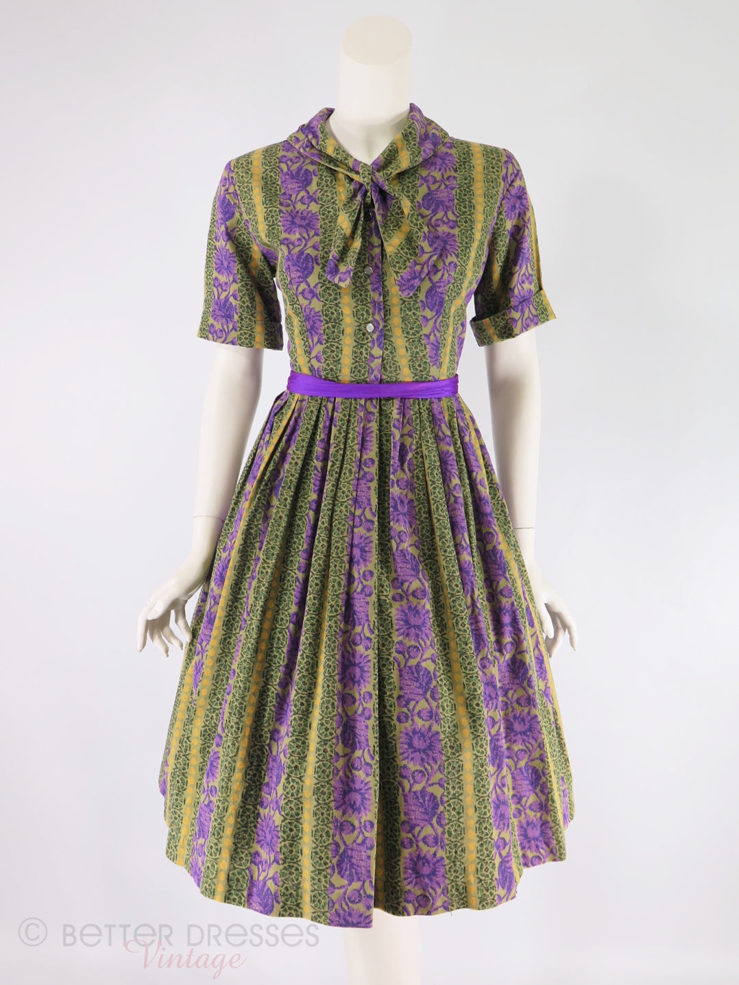 50s/60s Dress Full Skirt Shirtwaist Better Dresses Vintage 50s/60s Dress Full Skirt Shirtwaist Better Dresses Vintage