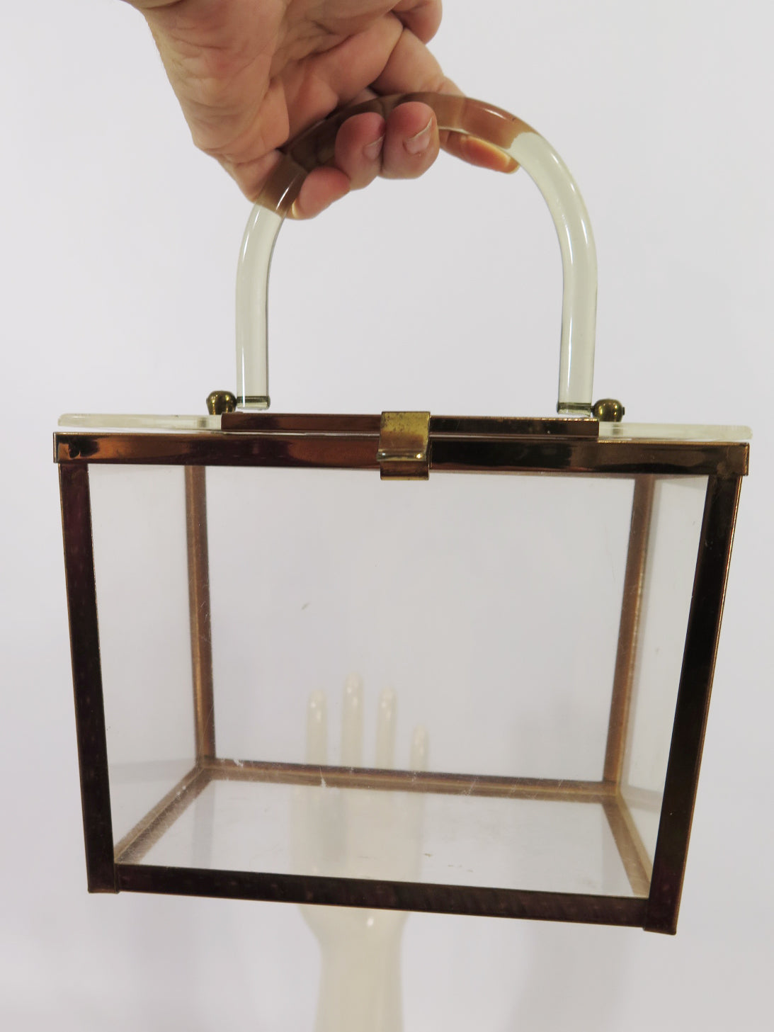 Vintage Lucite Flap Box Bag – Recess