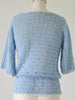 70s Does 20s Crochet Tunic Top - sm, med