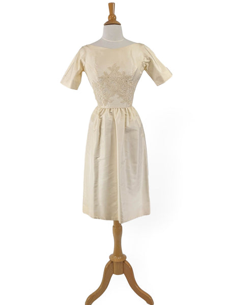 50s short wedding dress