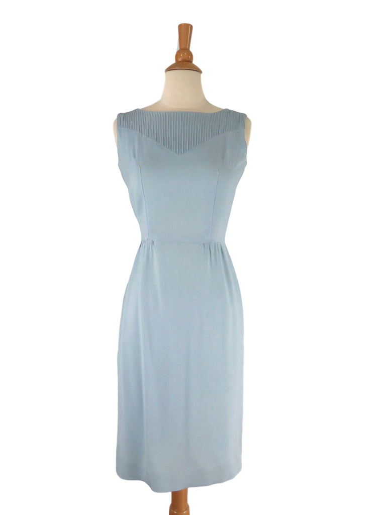 50s/60s Light Blue Sleeveless dress
