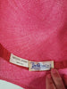 Emilio Pucci straw hat in fuchsia - labels