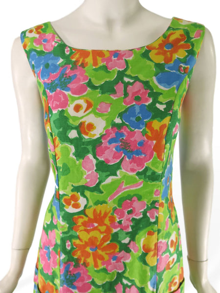 Close view of 1960s Scooter Shift Dress