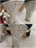 close-up views of 1920s rhinestone heels