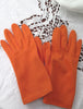 50s orange gloves