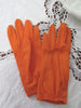50s/60s Gloves in Orange Nylon