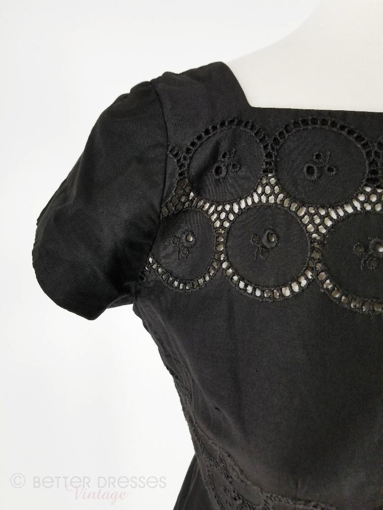 50s/60s Black Shirtwaist Sheath Dress Better Dresses Vintage 50s/60s Black Shirtwaist Sheath Dress Better Dresses Vintage