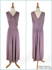 Front and back of 1930s Gown on Slim Dress Form