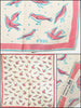 Vintage 40s 50s Vera Neumann Scarf - birds pattern