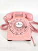 Bell System 1960s Rotary Phone in Pink