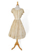 50s/60s Day Dress Back View With Crinoline