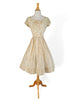 50s or early 60s Day Dress Shown Without Belt