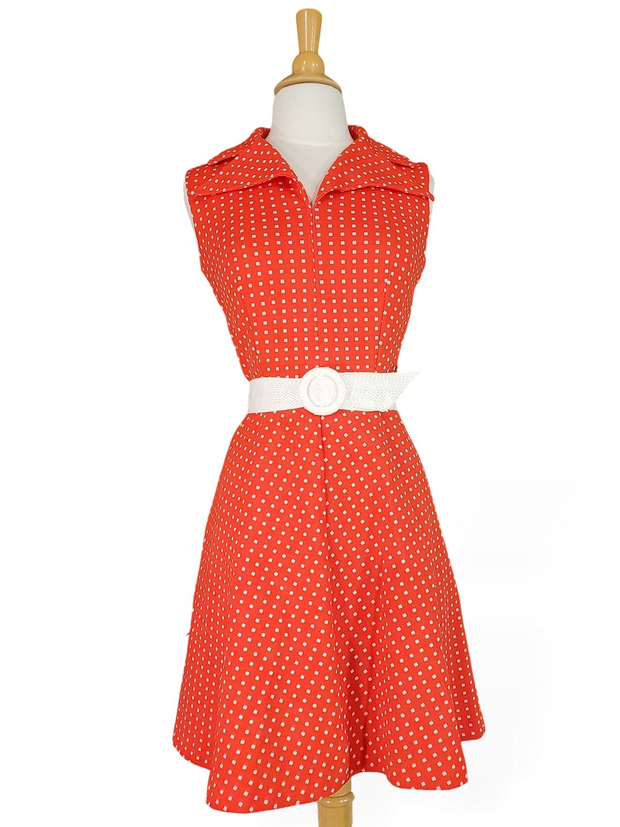 60s/70s Dress in Red Polka Dots – Better Dresses Vintage 60s/70s Dress in Red Polka Dots – Better Dresses Vintage