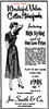 1949 Ad for Valencia fabric house dress