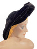 40s Wide Brim Velvet Hat, Side VIew