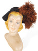 Front view of Ella Buchanan Gunn 1940s hat