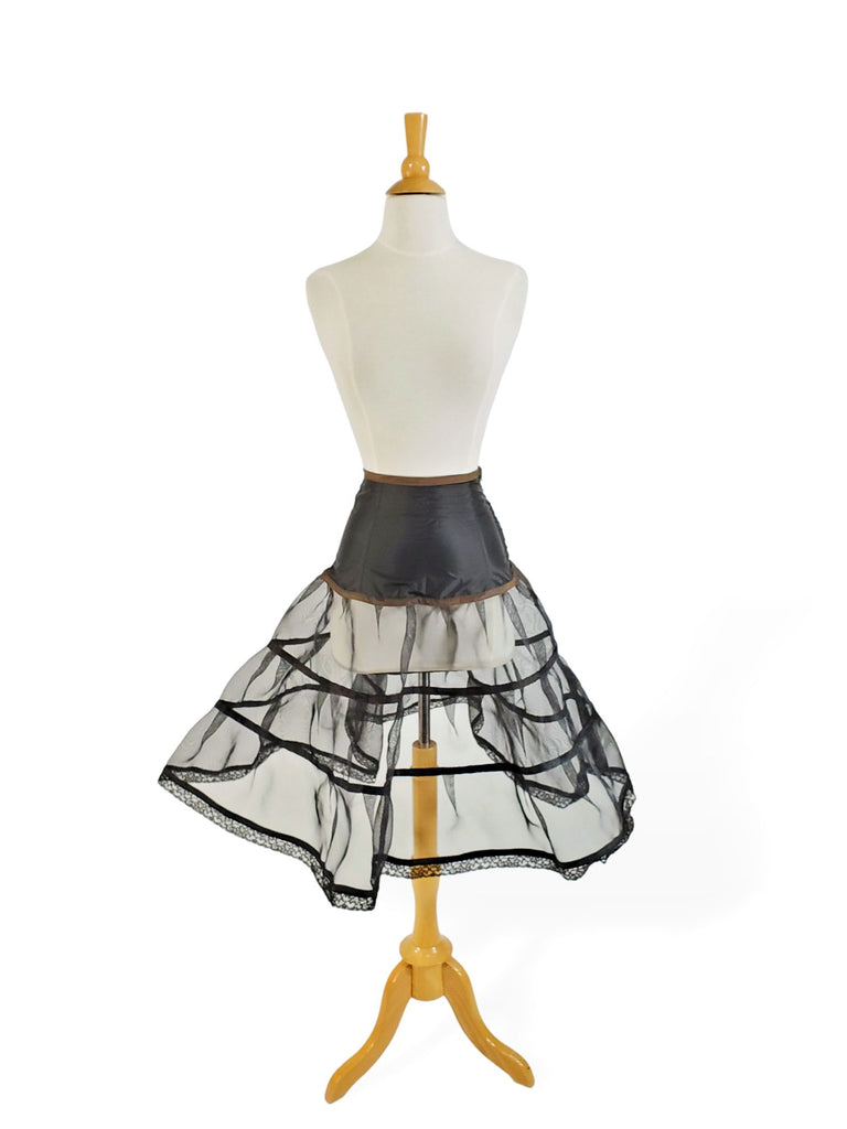 50s horse hair nylon crinoline petticoat