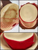 40s Tilt Veil Hat, interior and exterior views